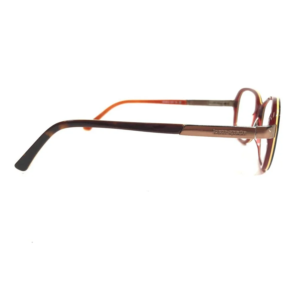 Kate Spade Eyeglasses Frames MARSHA 0JUP Orange Brown Tortoise Round 51-16-135